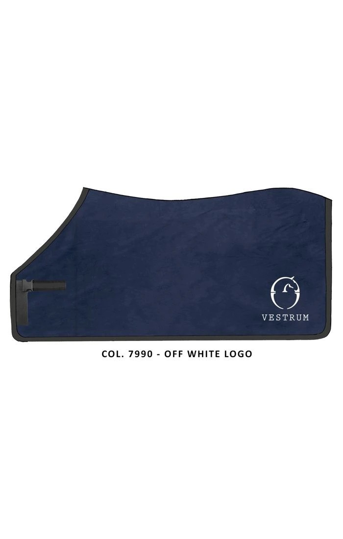 Vestrum Vicenza Fleece Deken Donker Blauw - Zwart Vestrum Vicenza Fleece Deken Donker Blauw - Zwart