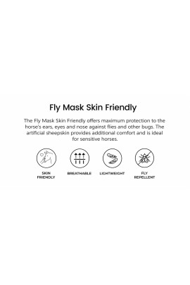 Kentucky Horsewear Fly Mask Skin Friendly black | Shop now