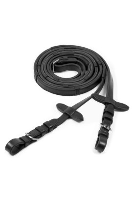 Schockemöhle Sports Leren Teugels met Rubber Grip Zwart | Shop nu Schockemöhle Sports Leren Teugels met Rubber Grip Zwart | Shop nu