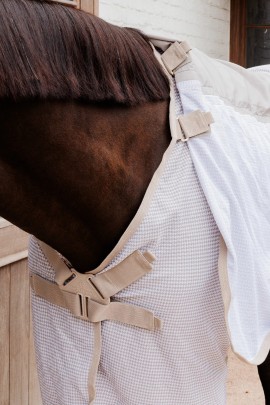 Kentucky Horsewear Mesh Comfort Fly Rug | Pied-de-Poule Kentucky Horsewear Mesh Comfort Fly Rug | Pied-de-Poule