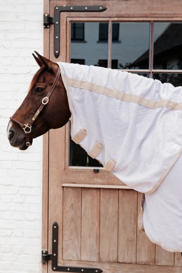 Kentucky Horsewear Mesh Comfort Fly Rug | Pied-de-Poule Kentucky Horsewear Mesh Comfort Fly Rug | Pied-de-Poule
