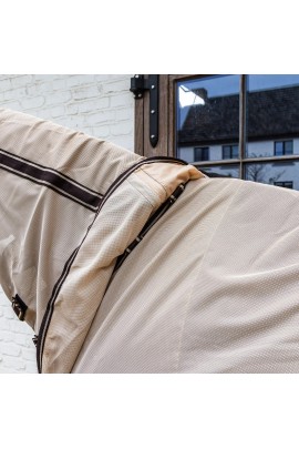 Kentucky Horsewear Mesh Comfort Vliegendeken | Beige - Bruin Kentucky Horsewear Mesh Comfort Vliegendeken | Beige - Bruin