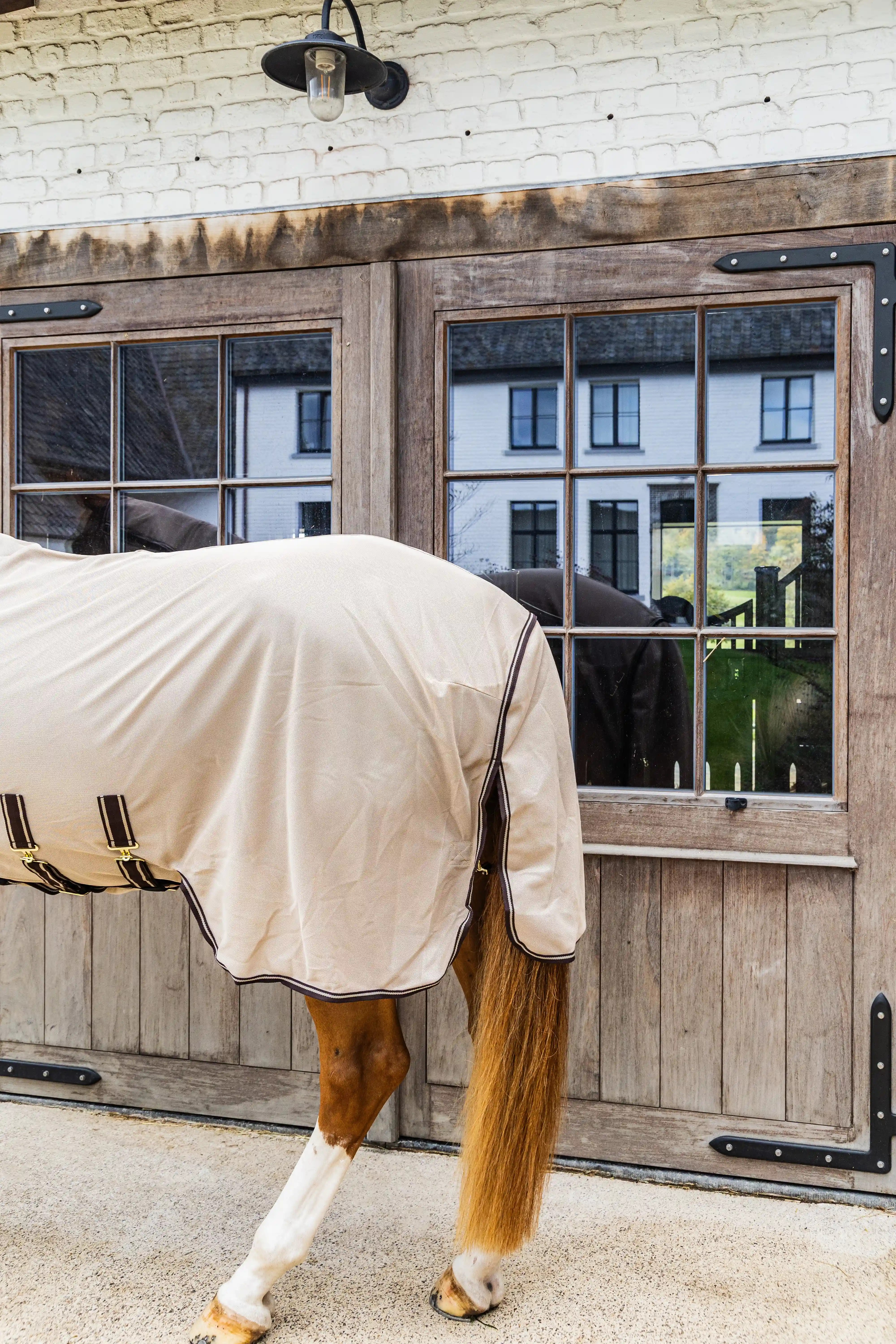 Kentucky Horsewear Mesh Comfort Vliegendeken | Beige - Bruin Kentucky Horsewear Mesh Comfort Vliegendeken | Beige - Bruin