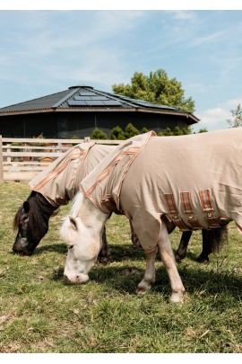 Kentucky Horsewear Mesh Comfort Fly Rug | Beige - Orange