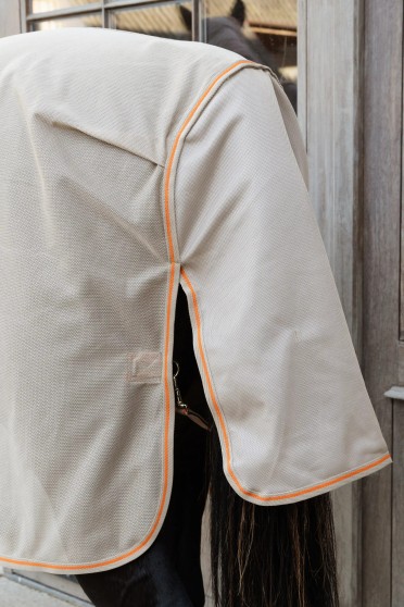 Kentucky Horsewear Mesh Comfort Fly Rug | Beige - Orange