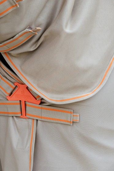 Kentucky Horsewear Mesh Comfort Fly Rug | Beige - Orange