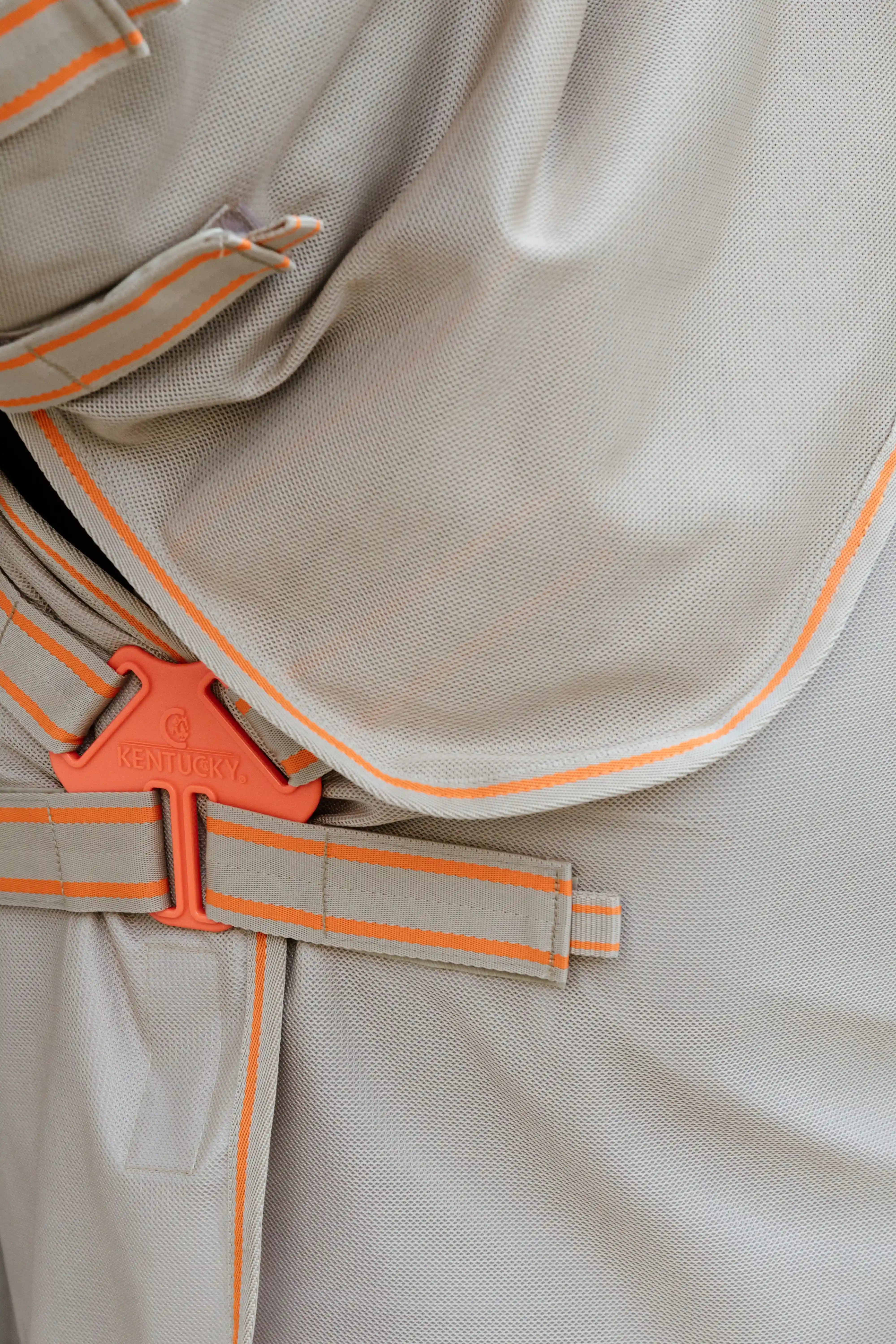 Kentucky Horsewear Mesh Comfort Fly Rug | Beige - Orange
