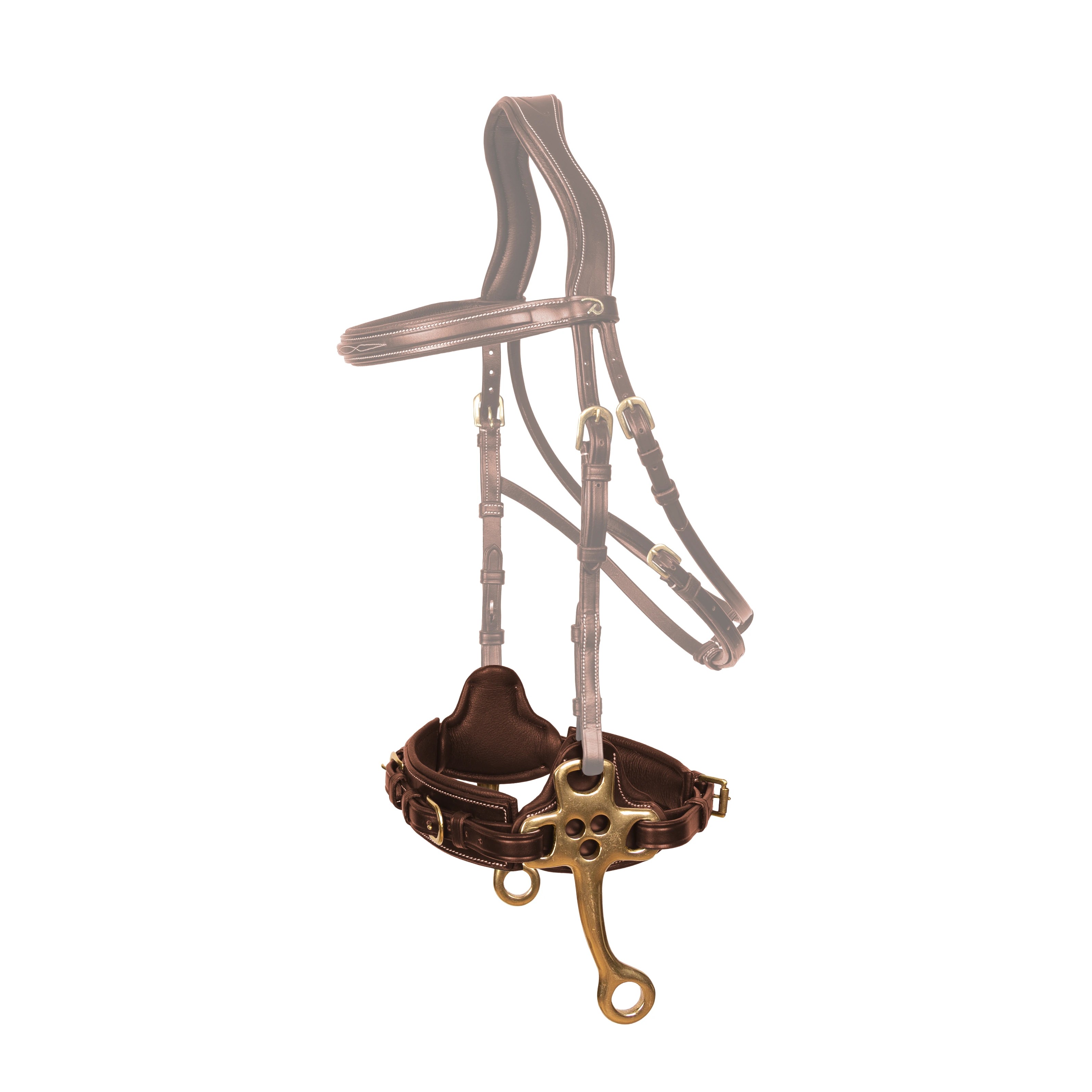 Dy'on Hackamore Noseband | Brown Dy'on Hackamore Noseband | Brown