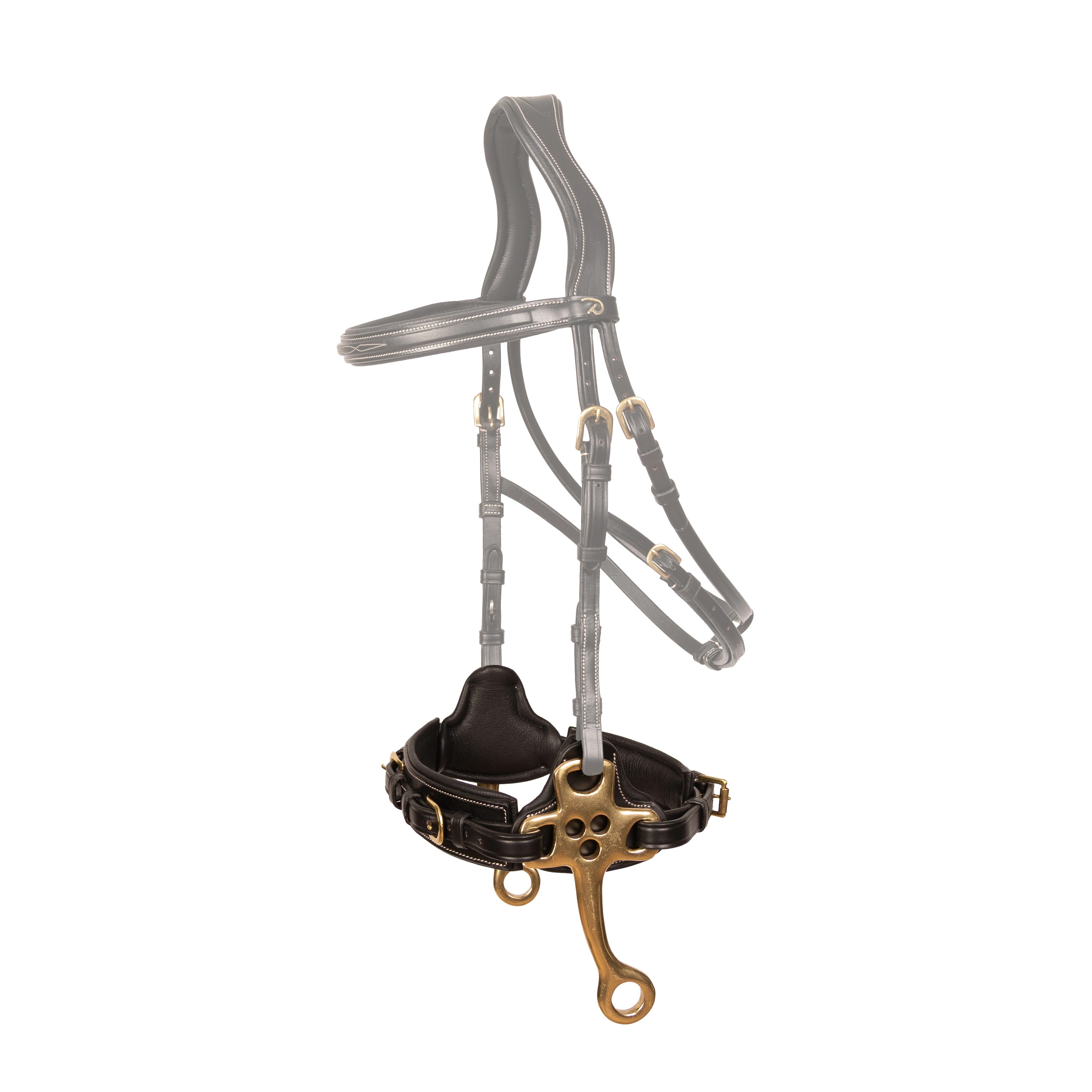 Dy'on Hackamore Neusriem | Zwart