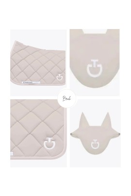 Cavalleria Toscana Set Zadeldekje & Oornetje Birch | Shop Nu Cavalleria Toscana Set Zadeldekje & Oornetje Birch | Shop Nu