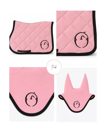 Vestrum Set Los Angeles Saddle Pad & Earnet Jumping Pink - Shop Now Vestrum Set Los Angeles Saddle Pad & Earnet Jumping Pink - Shop Now