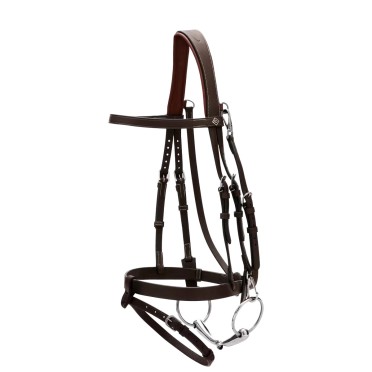 Dyon Flat Leather Bridle With Snap Hooks 'Working Collection'. Trainings Hoofdstel Dyon Flat Leather Bridle With Snap Hooks 'Working Collection'. Trainings Hoofdstel