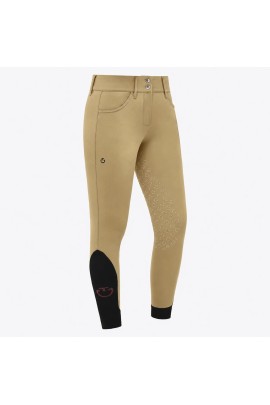 Cavalleria Toscana Women's Riding Breeches American High Waist Full Grip - Tan