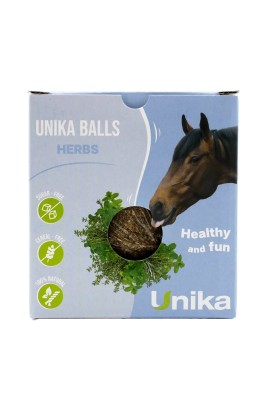 Unika Ball Herbs | Horse Enrichment Ball with Balsamic Herbs | 1.8 kg Unika Ball Herbs | Horse Enrichment Ball with Balsamic Herbs | 1.8 kg