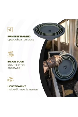 Excellent Horse | Vouwbare Emmer | Groen & Grijs Excellent Horse | Vouwbare Emmer | Groen & Grijs