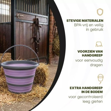 Vouwbare Emmer Paard | Compact & Praktisch | Bestel Nu
