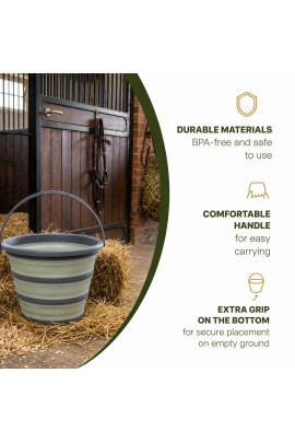 Excellent Horse Foldable Bucket | 10 Litre | Shop Now Excellent Horse Foldable Bucket | 10 Litre | Shop Now
