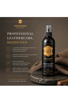 Van Doorn Exclusief Suède & Nubuck Care | 3-in-1 Verzorging | Shop nu