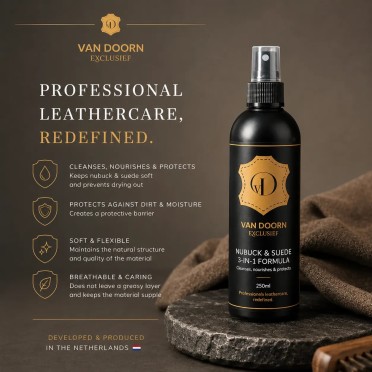Van Doorn Exclusief Suede & Nubuck Care | 3-in-1 Care | Shop now