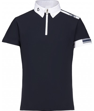 Cavalleria Toscana Jersey Competition Polo W'/Laser Cut Logo