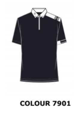 Cavalleria Toscana Jersey Competition Polo W'/Laser Cut Logo Cavalleria Toscana Jersey Competition Polo W'/Laser Cut Logo