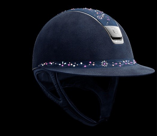 Miss Shield alacantara flower swarovski jewelry blue majestic pink Miss Shield alacantara flower swarovski jewelry blue majestic pink