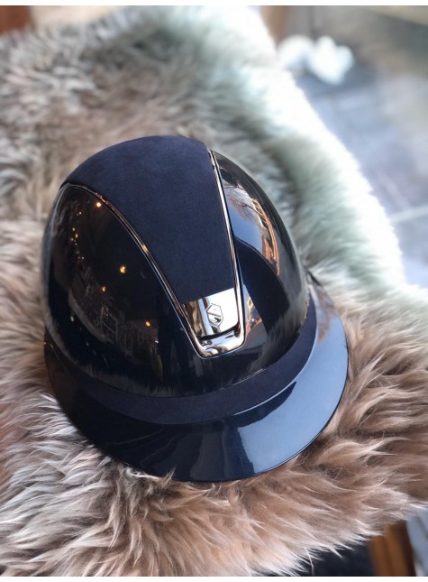 Samshield Helmet Miss Shield Glossy + Top Shimmer + Band Shimmer + Black Chroom/5 Swarovski