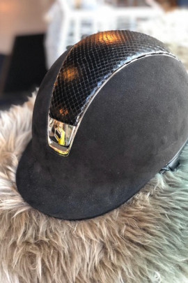 Samshield Cap Premium Zwart + Top Python + Chroom Samshield Cap Premium Zwart + Top Python + Chroom