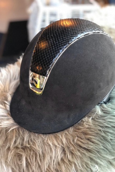 Samshield Cap Premium Zwart + Top Python + Chroom Samshield Cap Premium Zwart + Top Python + Chroom