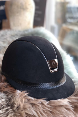 Samshield Cap Miss Shield Shadowmatt + Top Glossy + Zwart Chroom/5 Swarovski Samshield Cap Miss Shield Shadowmatt + Top Glossy + Zwart Chroom/5 Swarovski