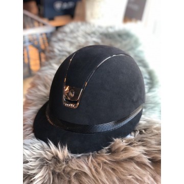 Samshield Helmet Miss Shield Shadowmatt + Top Glossy + Black Chroom/5 Swarovski