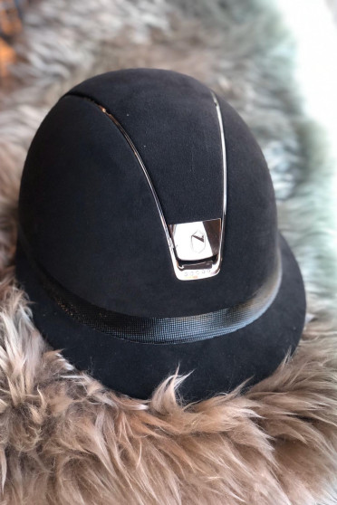 Samshield Cap Miss Shield Shadowmatt + Top Glossy + Zwart Chroom/5 Swarovski Samshield Cap Miss Shield Shadowmatt + Top Glossy + Zwart Chroom/5 Swarovski