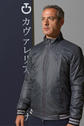 Cavalleria Toscana Men's Tokyo Nylon Zip Jacket