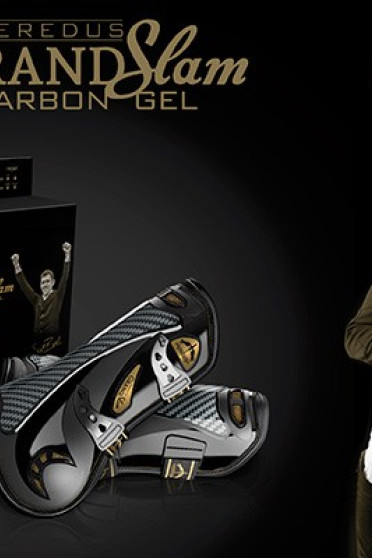 Veredus Grand Slam Carbon Gel Tendon Boot Front Gold Edition
