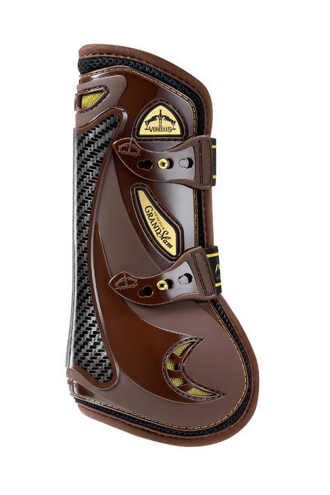 Veredus Grand Slam Carbon Gel Tendon Boot Front Gold Edition