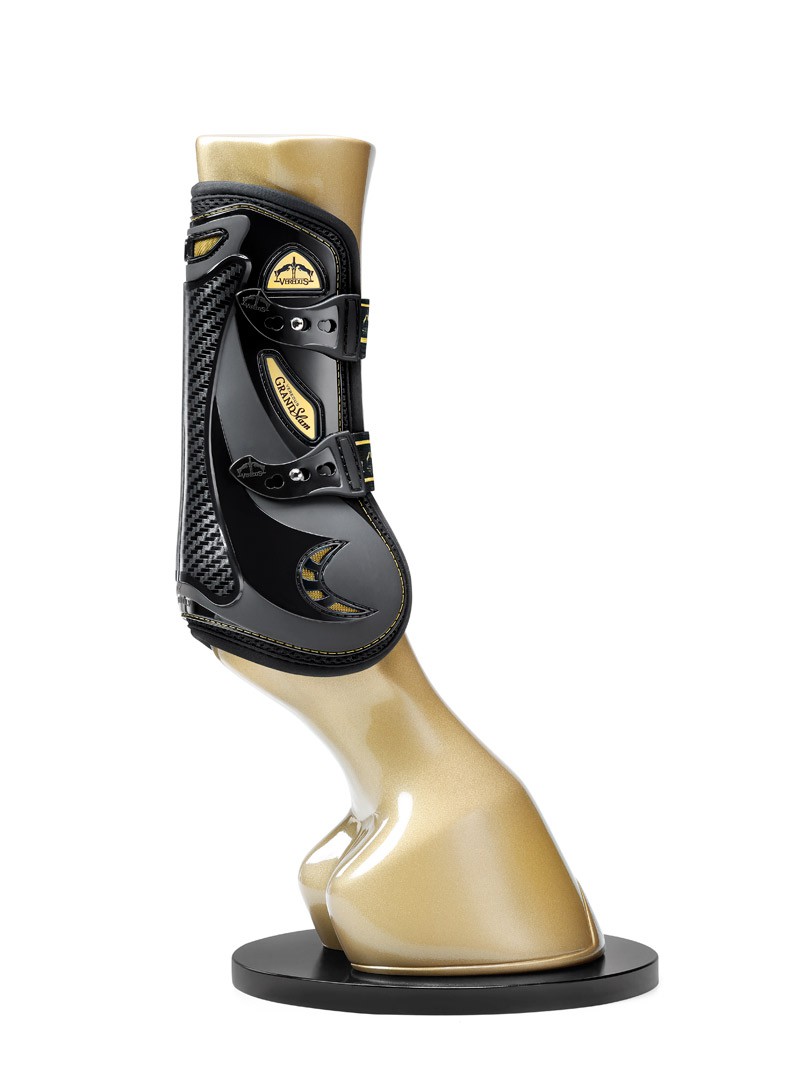 Veredus Grand Slam Carbon Gel Tendon Boot Front Gold Edition