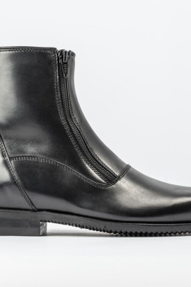 Secchiari Ankle Boots Black – Double Zip Volonato Leather | Ridershouse