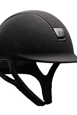Samshield Cap Premium Zwart + Top Alcantara + Mat Zwart/Crome Zwart