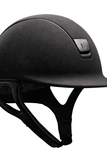Samshield Cap Premium Zwart + Top Alcantara + Mat Zwart/Crome Zwart Samshield Cap Premium Zwart + Top Alcantara + Mat Zwart/Crome Zwart