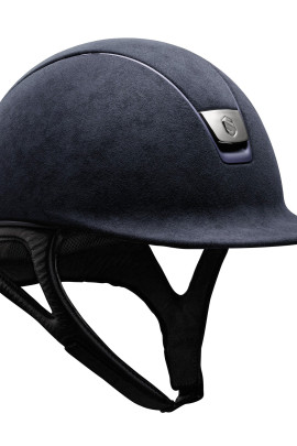 Samshield Cap Premium Blauw + Top Alcantara + Mat Blauw/Crome Zwart Samshield Cap Premium Blauw + Top Alcantara + Mat Blauw/Crome Zwart