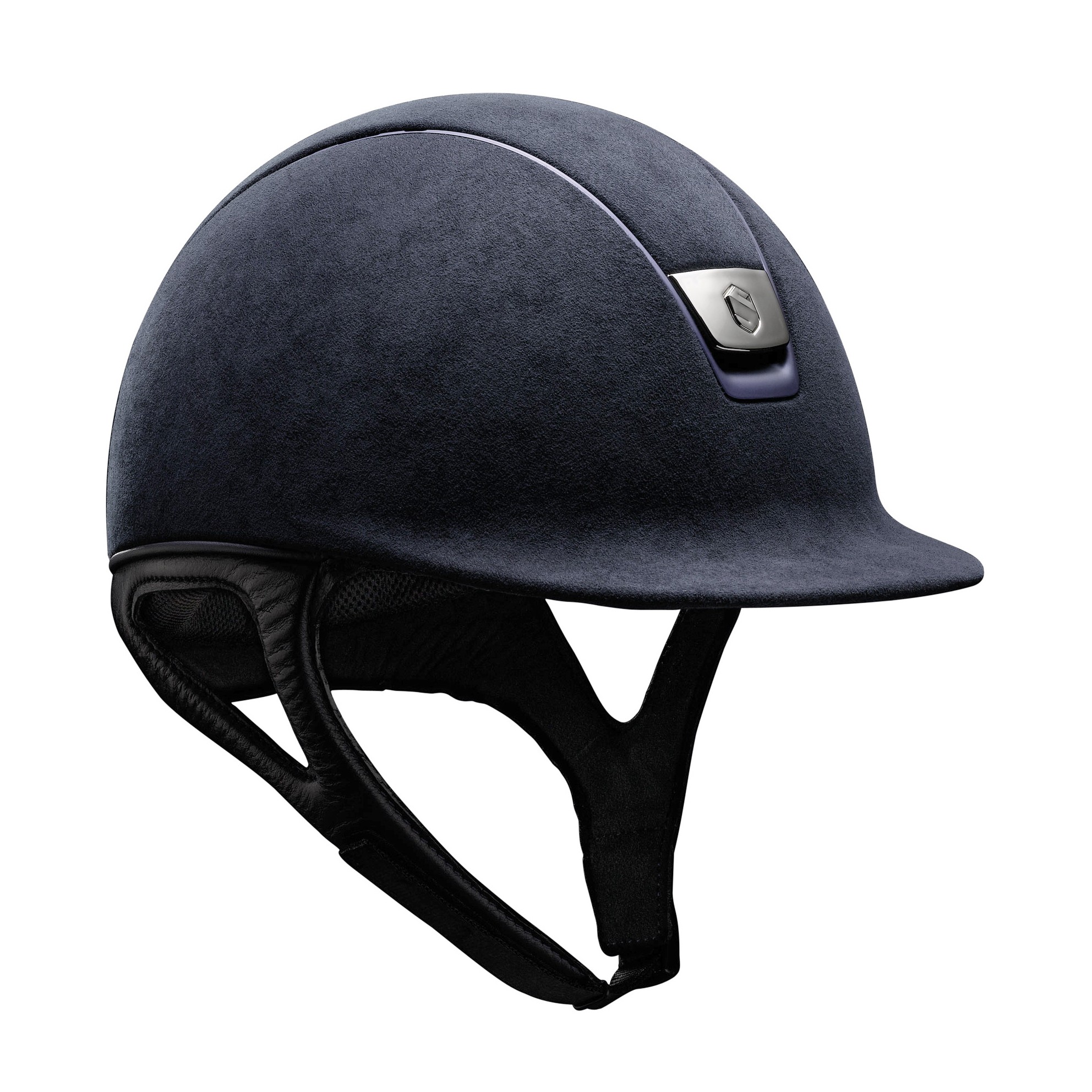 Samshield Cap Premium Blauw + Top Alcantara + Mat Blauw/Crome Zwart Samshield Cap Premium Blauw + Top Alcantara + Mat Blauw/Crome Zwart
