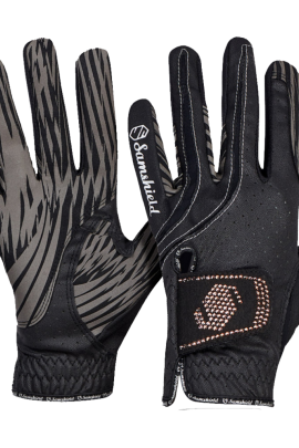 Samshield V-Skin Handschoenen – Zwart met Rosé Swarovski