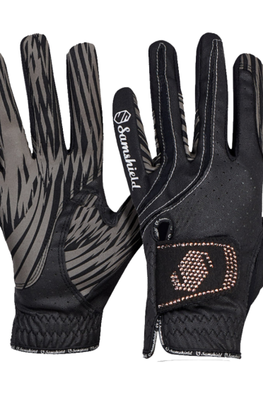 Samshield V-Skin Handschoenen – Zwart met Rosé Swarovski Samshield V-Skin Handschoenen – Zwart met Rosé Swarovski