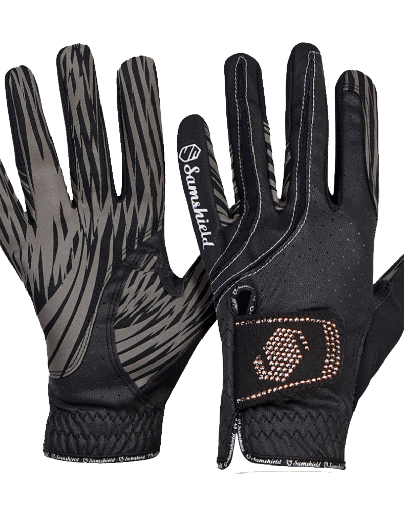 Samshield V-Skin Handschoenen – Zwart met Rosé Swarovski Samshield V-Skin Handschoenen – Zwart met Rosé Swarovski