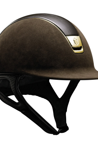 Samshield Cap Premium Brown + Top Leer + Chrome Gold Samshield Cap Premium Brown + Top Leer + Chrome Gold