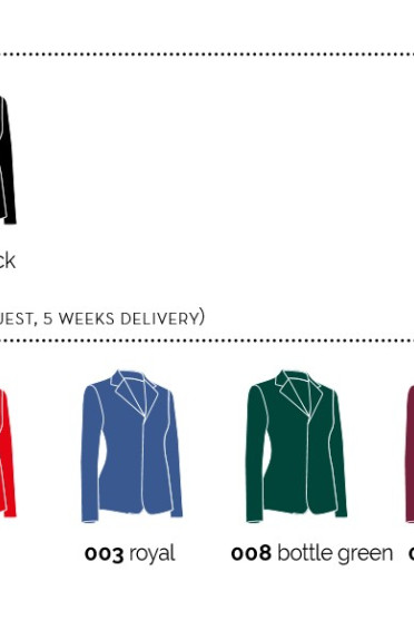 Equiline X-Cool Wedstrijdjasje Gait (Personaliseren) Equiline X-Cool Wedstrijdjasje Gait (Personaliseren)
