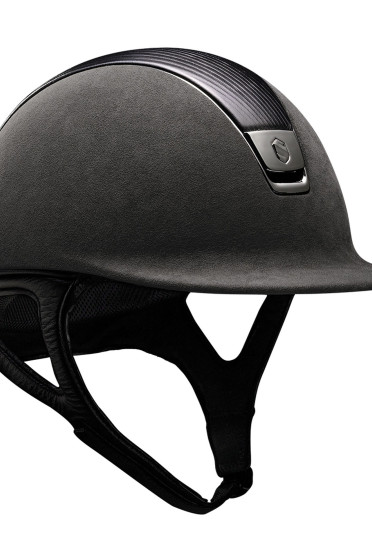 Samshield Cap Premium Grey + Top Leather + Chrome Black Samshield Cap Premium Grey + Top Leather + Chrome Black