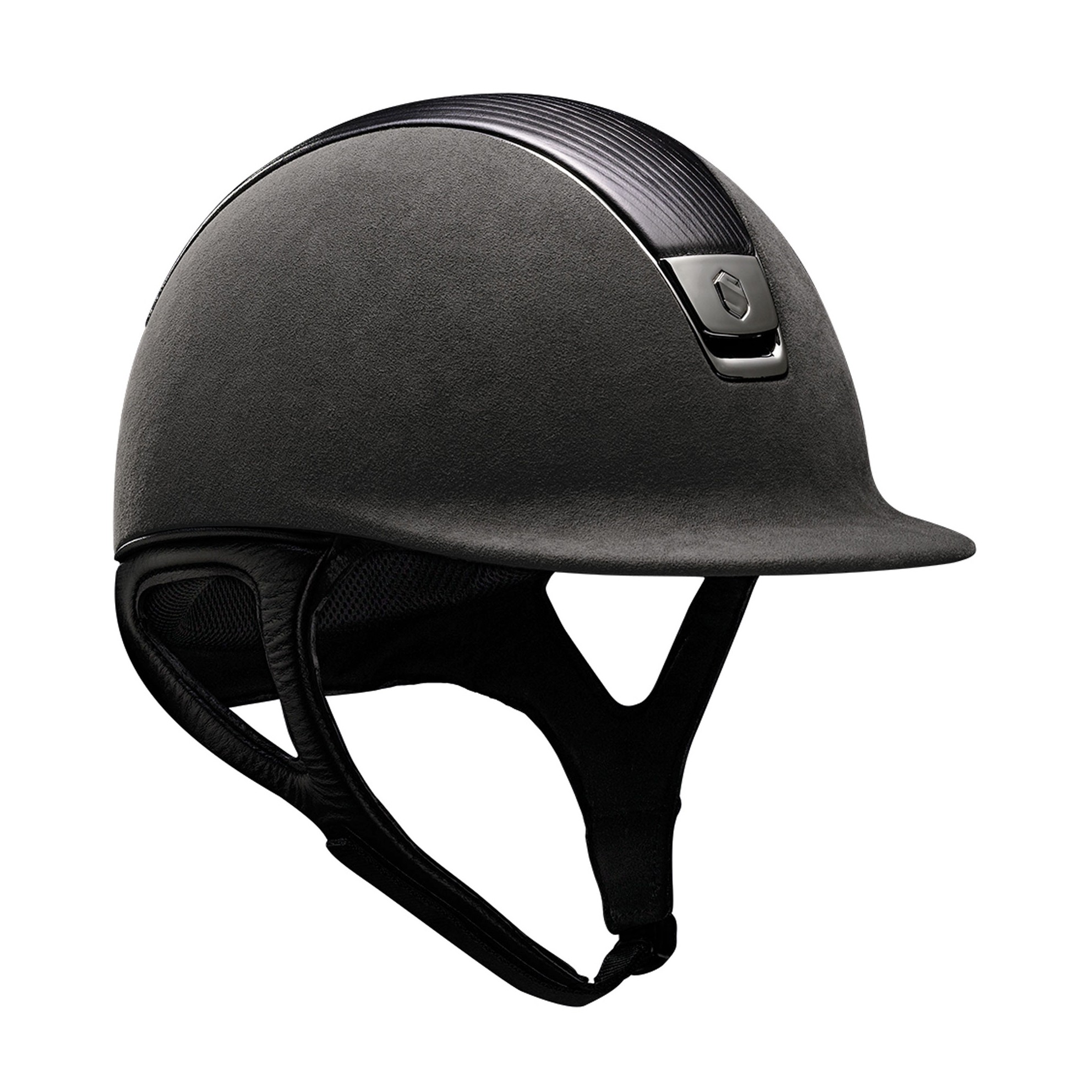 Samshield Cap Premium Grey + Top Leather + Chrome Black Samshield Cap Premium Grey + Top Leather + Chrome Black