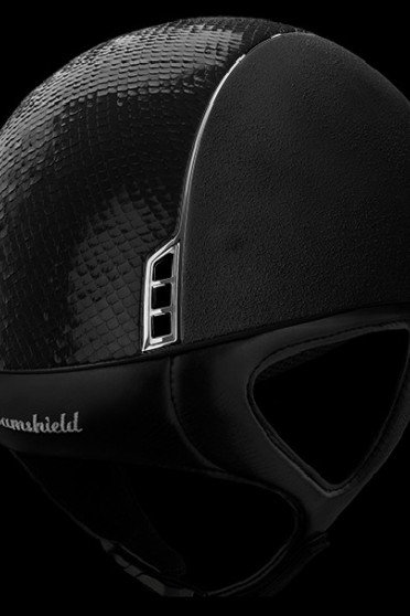 Samshield Cap Premium Zwart + Top Python + Chroom Samshield Cap Premium Zwart + Top Python + Chroom
