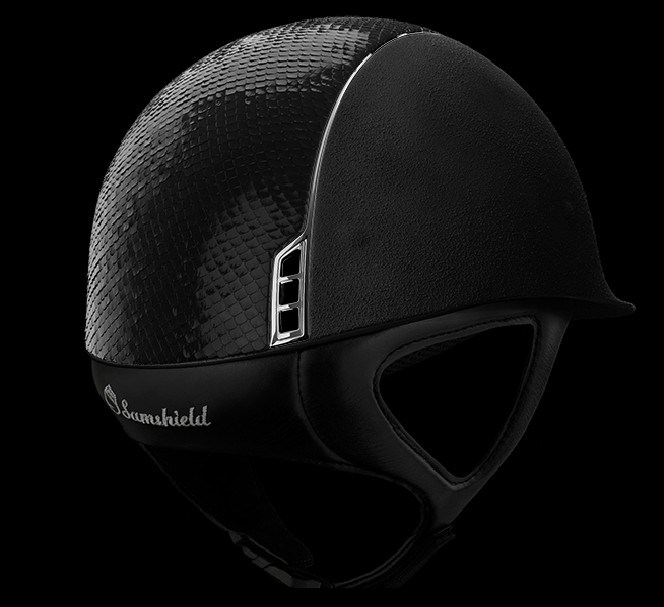 Samshield Cap Premium Zwart + Top Python + Chroom Samshield Cap Premium Zwart + Top Python + Chroom